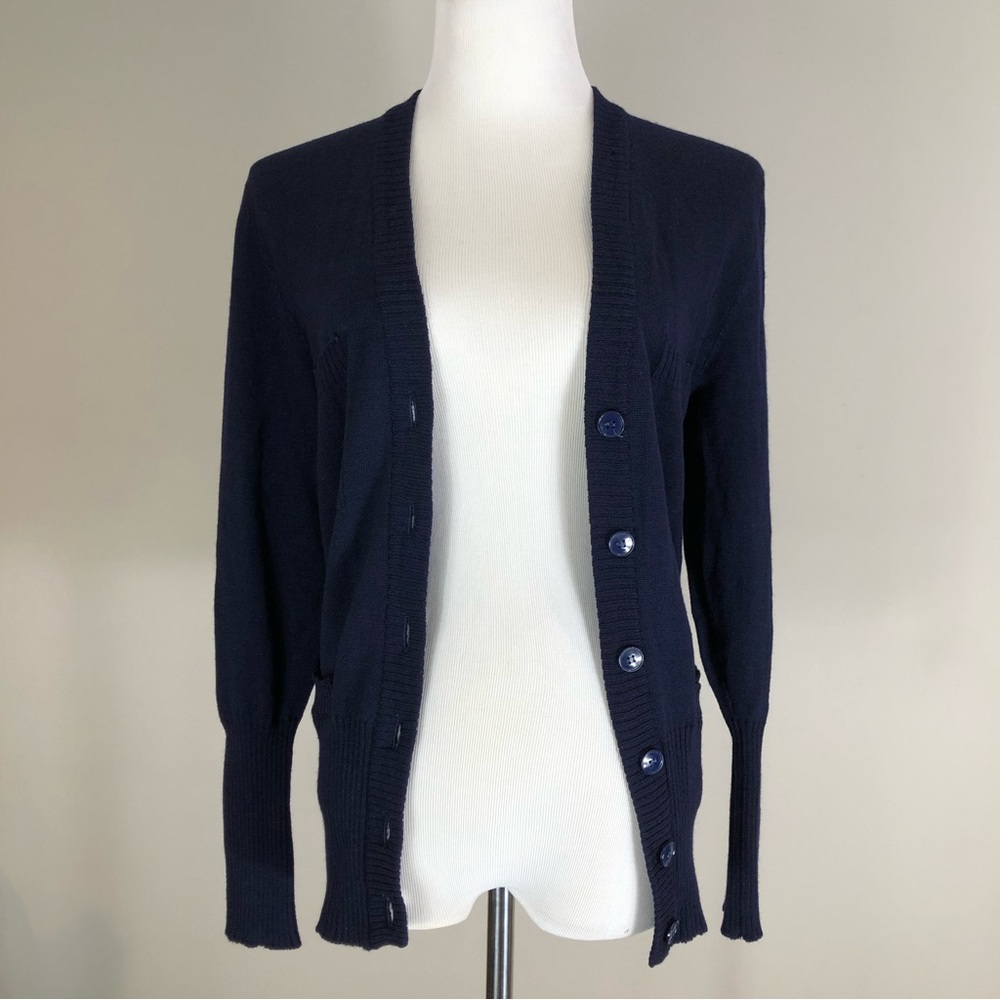 Vintage Saint Laurent Navy blue Cardigan size S